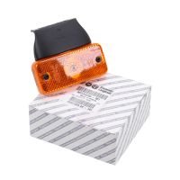 Side indicator reflector impact protection strip