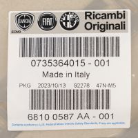 Trim panel on the right of the C-pillar