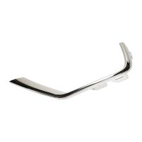 Decorative strip for the front bumper on the left