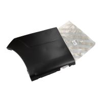 Decorative strip behind the rear wheel arch on the left