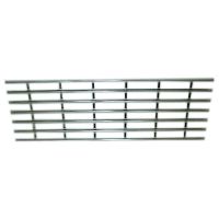 Radiator grille bottom stainless steel polished