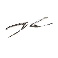 Chrome strips for radiator grille