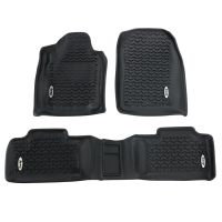 Foot mat set rubber high edge