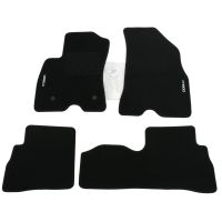 Foot mats set in velour Doblo logo