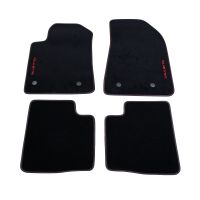 Velor floor mat set