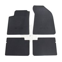 Floor mats set in rubber with Bravo logo
