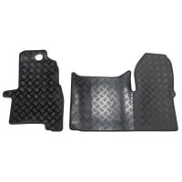 Floor mat set rubber VL + VR + MT divided