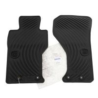 Rubber floor mat set for the front