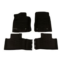 3-piece rubber floor mat set