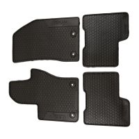 Floor mats set of 4 black with Jeep logo