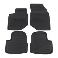 Rubber floor mat set of 4