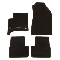 Velour floor mat set of 4