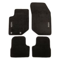 Set of 4 velour floor mats