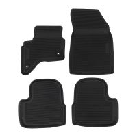 Set of 4 rubber floor mats