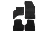 Set of 4 velour floor mats