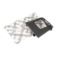 Dashboard cover under the steering wheel on the left