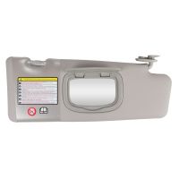 Sun visor on the right