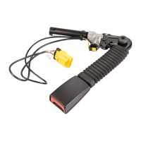 Belt whip, left front seat