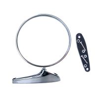 Outside mirror chrome round