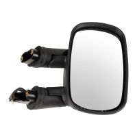 Electrically heated exterior mirror on the right