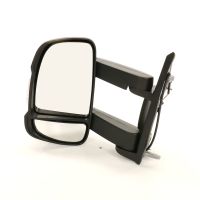 Outside mirror left manual adjustable 16 W long mirror arm