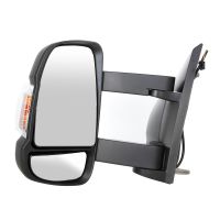 Outside mirror left manual adjustable 16 W long mirror arm