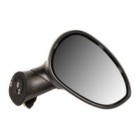 Electrically adjustable wing mirror on the right