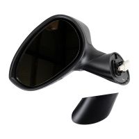 Electrically adjustable left exterior mirror, black