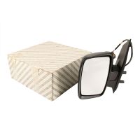 Electrically heated exterior mirror on the left