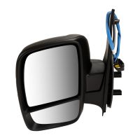 wing mirror on the left, electrically usable, black