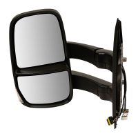 wing mirror left long mirror arm with temperature sensor