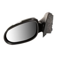 Heated electrically adjustable exterior mirror on the left
