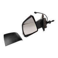 Mechanically adjustable left wing mirror