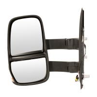 Exterior mirror on the left completely mechanical with temperature sensor long arm original