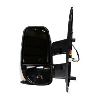 Left exterior mirror, fully heated, electrically short arm
