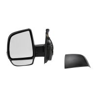 Left exterior mirror electrically black