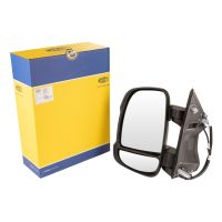 Left-hand side exterior mirror, electrically adjustable, temperature sensor, 16W, short mirror arm