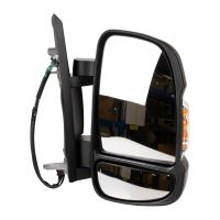 Electrically adjustable right exterior mirror 16W short mirror arm