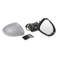 Electrically adjustable exterior mirror on the right