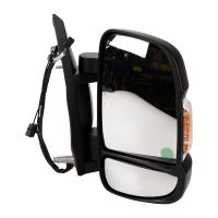 Electrically adjustable right exterior mirror, 16W antenna, short mirror arm