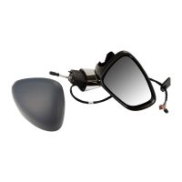 wing mirror on the right convexly heated, electrically foldable