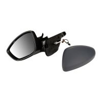 Left exterior mirror electrically convex heated