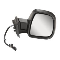 Right exterior mirror can be folded down electrically, with temperature sensor, convex