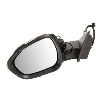 Heated exterior mirror on the left, electrically foldable, convex