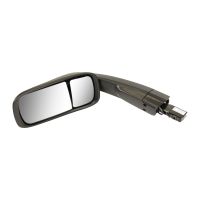 wing mirror hanging on the right, electrically adjustable, wide-angle mirror, heated