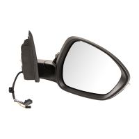 wing mirror on the right, convex, heated, electrically foldable