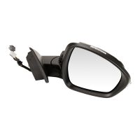 wing mirror on the right, convex, heated, electrically foldable