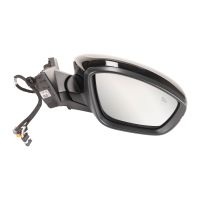 Exterior mirror on the right