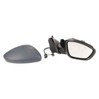 Right exterior mirror can be folded down manually