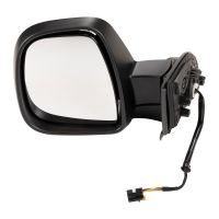 Left exterior mirror manually foldable